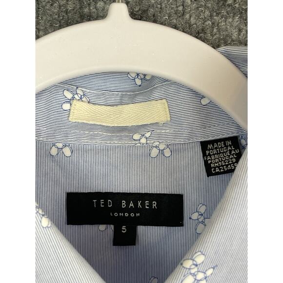 Ted Baker London Men's 5 (US XL) Cotton Blend Pale Blue Long Sleeve Bollon Dogs - Picture 6 of 16